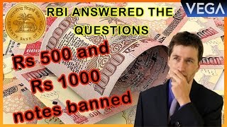 500 & 1000 Rupees Notes Banned, RBI Answers || Latest News & Gossip