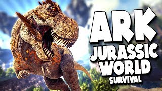 JURASSIC WORLD SURVIVAL! - Ark Survival Evolved Jurassic Park Ep #1