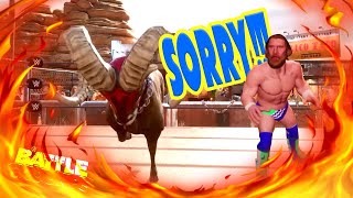 WWE 2K Battlegrounds Campaign | vs Daniel Bryan (with RAM/GOAT)