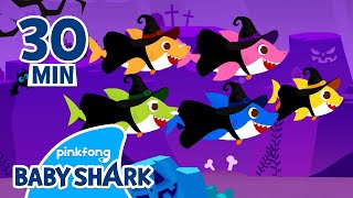 Baby Shark Doo Doo Doo in Witch Costumes! | +Compilation | Baby Shark Medley 