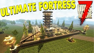 Army Base Survival in Zombie Apocalypse HORDE INCOMING | 7 Days to Die Gameplay
