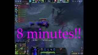 Dota 2 - 7.06: How to farm enigma, 8 minutes DAGGER!!