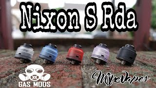 Gas Mods 22mm Nixon S Rda - Build & Wick Tutorial - Mike Vapes