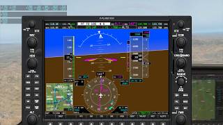 X-Plane G1000 - Approaches: ILS, GPS LNAV, GPS  LPV, LOC BCRS, VOR GPS overlay and VOR-DME