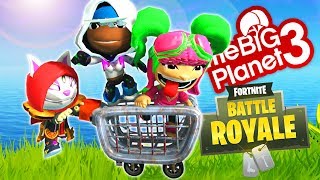 LittleBigPlanet 3 - Fortnite in a Nutshell Part 1 & 2 - Fortnite Battle Royale Funny LBP3 Animation