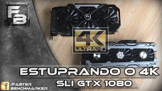 SLI GTX 1080 "ESTUPRANDO O 4K" - GTA V | THE WITCHER 3 | SHADOW OF MORDOR