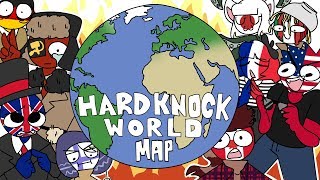 [Countryhumans] HARD KNOCK WORLD | Complete Spoof MAP