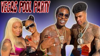 BLUE FACE AND LIL BABY POOL PARTY WITH ROYALTY AND CJ SO COOL