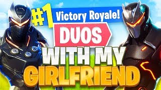 Fortnite Duos w/ My Girlfriend!! *NEW* Submachine Gun Gameplay! (Fortnite Battle Royale)