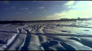Снегоходы.ТАЙГА 500 по полю!