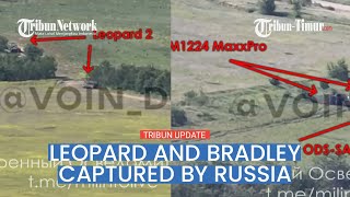 Russia shows footage of AFU armour in Zaporozhye direction abandoned when trying counter-offensive