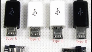 Разборные Micro USB штекеры с AliExpress (распаковка)