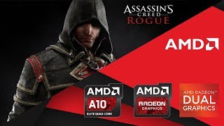 Assassin's Creed Rogue Gameplay || AMD A10-9600p + Radeon R7 M340 || HP ba004ax
