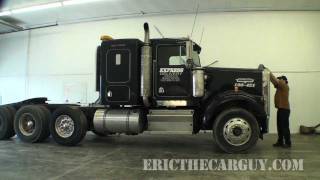 1986 Kenworth with 400 Caterpillar Cold Start - EricTheCarGuy