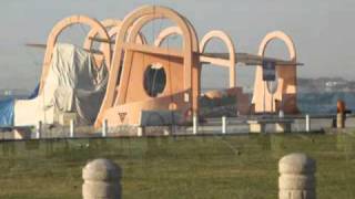 التخييم بشاطىء نصف القمر  Camping at the Half moon beach