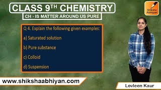 Q4 Explain the following given examples: