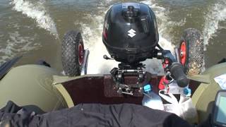 река Ока 18 06 13г обкатка мотора Suzuki DF2.5