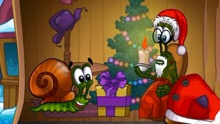Улитка Боб Зимняя история Игра мультфильм для детей 16-25 уровни