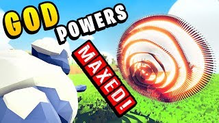 TABS - AMAZING GOD POWERS SHOTS To The MAX! - Totally Accurate Battle Simulator