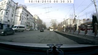 Чуть не протаранил придурка на Полевой,  г. Самара