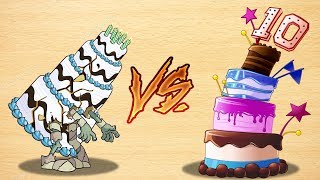 Plants Vs Zombies 2 Zombie Tarta Tanque VS Faraón Pastel