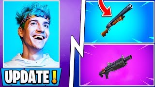 *NEW* Fortnite Update! | Shotgun Returns, Ninja Vs Pros, Viking Ship!