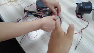 cardot car alarm about how to connect siren wires