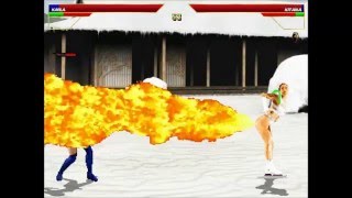 Kitana (MK2) vs Karla (Tattoo Assassins)