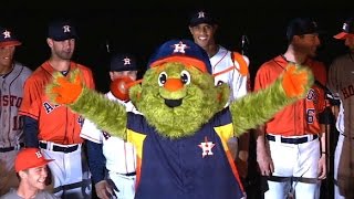 Houston Astros unveil their new mascot Orbit