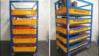 DIY Tool cart with Seafood Tray