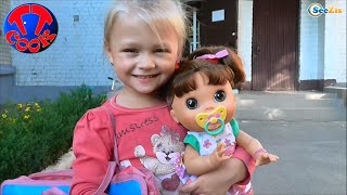 ✔ Кукла и Ярослава на занятиях танцами / Alive Doll and Yaroslava are on dance lessons for children