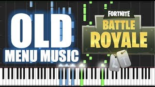 OLD FORTNITE THEME (Piano Tutorial) /REMIX