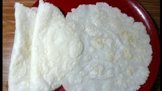 Rice Flour Bread Roti Recipe Video - PriyasRasoi.com