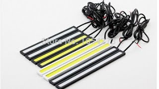 Универсальные светодиодные огни для автомобиля с AliExpress (ДХО)