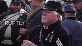 USA: Annual Civil War remembrance day takes place in Gettysburg