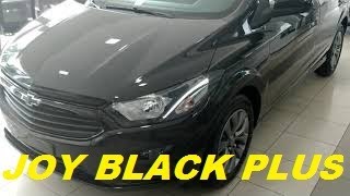 Detalhes novo Chevrolet Onix plus Joy Black 2020 preto ouro negro ( novo prisma )
