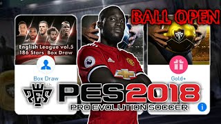 [BALL OPEN] ABRINDO [BOX DRAW] [SILVER+] E [GOLD+]...PES 2018 MOBILE