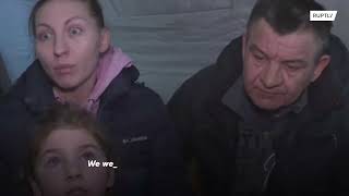 Ukraine/DPR: Family recalls breakthrough from village near Mariupol