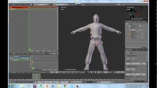 Blender Game Engine урок 9 создание скелета