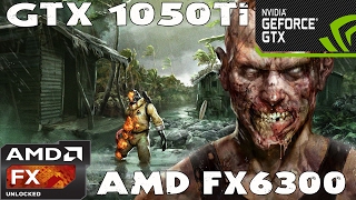 (1080p) Dead Island: Riptide - GTX 1050 TI - AMD FX 6300 -Benchmark HIGH/MED/LOW