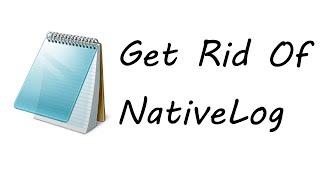 How To Get Rid of NativeLog on your Desktop! (Minecraft Tutorial)