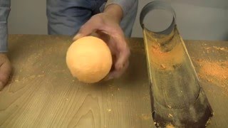 как сделать  Шар из пенопласта своими руками,   How to make a foam plastic balls