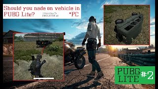 THIS Happens If we nade on a vehicle in PUBG PC Lite | Experimental (#2)