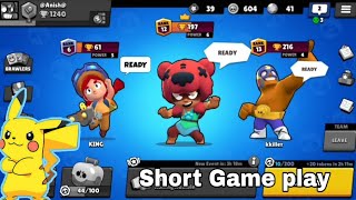 A Short Gameplay || BRAWL STARS || #SUPERCELL #BRAWLSTARS ||