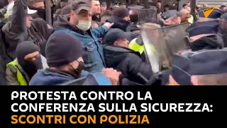 Germania, protesta contro la Conferenza sulla sicurezza: scontri con polizia