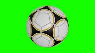 soccer ball in green screen free stock footage