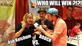 ORIGINAL POKEMON VOICE OF ASH KETCHUM & BROCK OPENING POKEMON CARDS!
