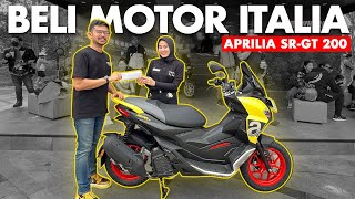 BELI MOTOR SAMBIL SUNMORI - APRILIA SR-GT 200