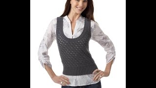 Вязаные Женские Безрукавки Спицами - 2019 / Women's Sleeveless Knit spokes / Frauen Sleeveless Knit