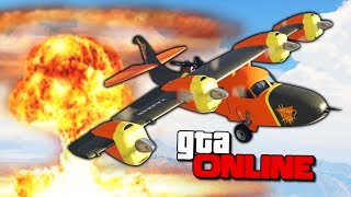 РАЗНЕСЛИ ЛОС-САНТОС ЯДЕРНЫМ СНАРЯДОМ! ВОЗДУШНАЯ КРЕПОСТЬ В GTA 5 ONLINE - КОНТРАБАНДИСТЫ